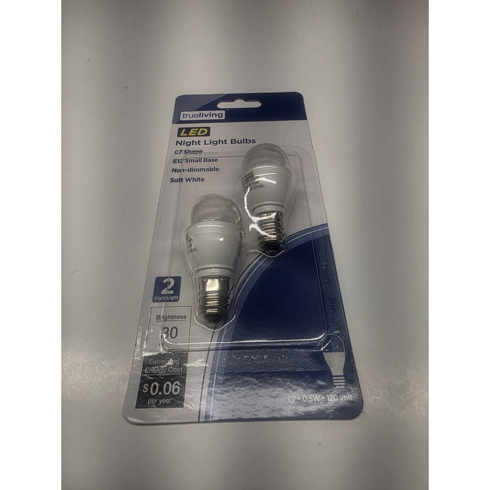 TrueLiving LED C7 Night Light Bulbs Pack Of 2 Bulbs